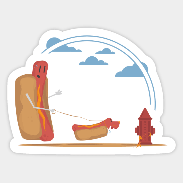 Hotdog! Sticker by moose_cooletti